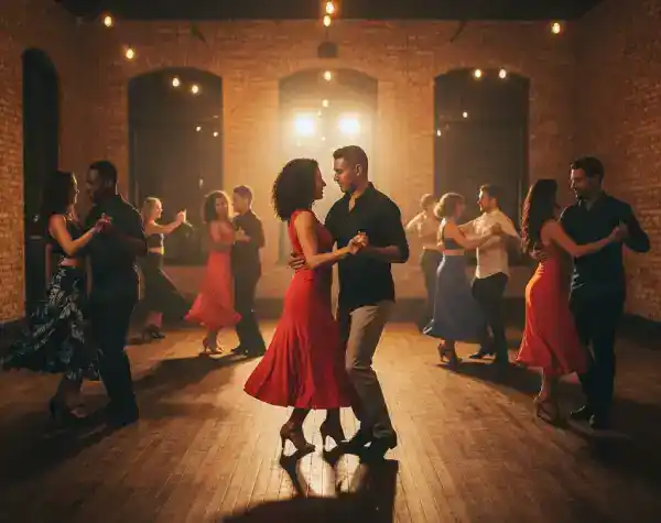 Danseurs de salsa – illustration